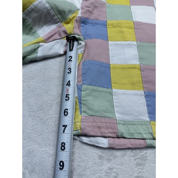 Kiel James Patrick Whaley Preppy Patchwork Shorts W40 Madras Colorblock Classic - Picture 6 of 9